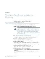 Предварительный просмотр 135 страницы Juniper TX MATRIX PLUS Hardware Manual