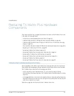 Предварительный просмотр 357 страницы Juniper TX MATRIX PLUS Hardware Manual