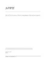 Preview for 1 page of Juniper WLA532 Hardware Documentation