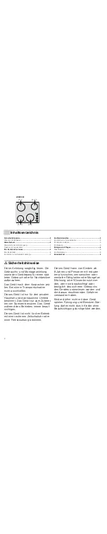 Preview for 2 page of Junker J36DK50 Instruction Manual