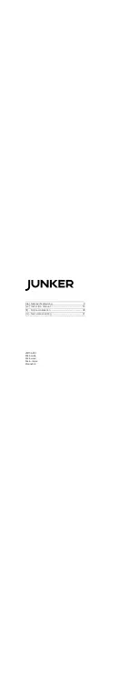 Preview for 1 page of Junker JM15AA51 Instruction Manual