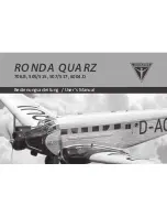 Preview for 1 page of Junkers RONDA QUARZ 505/515 User Manual