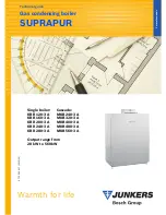 Junkers SUPRAPUR KBR 120-3 A Technical Manual предпросмотр