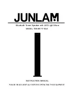 Junlam TSB-89717-BLK Instruction Manual preview