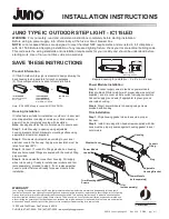 Preview for 1 page of JUNO IC115LED Installation Instructions