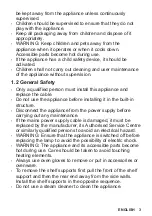 Preview for 3 page of JUNO JB071B2 User Manual