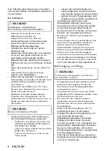 Preview for 6 page of JUNO JB121D0 User Manual