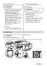 Preview for 7 page of JUNO JB121D0 User Manual