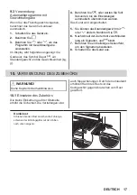 Preview for 17 page of JUNO JB121D0 User Manual