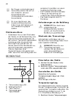 Предварительный просмотр 26 страницы JUNO JCF082F0F1 User Manual