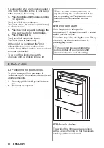 Preview for 34 page of JUNO JCF178F0S1 User Manual