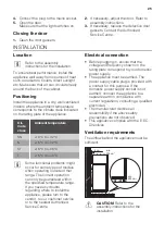 Предварительный просмотр 25 страницы JUNO JCU17810S5 User Manual