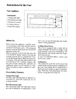 Preview for 7 page of JUNO JEB900 Operating Instructions For Use And Installation