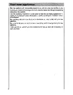 Preview for 2 page of JUNO JEC700 Operating Instructions Manual