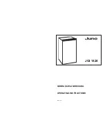 Предварительный просмотр 1 страницы JUNO JGI1424 Operating Instructions Manual