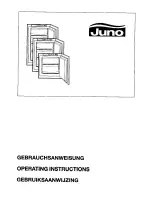 Предварительный просмотр 1 страницы JUNO JGI6400 Operating Instructions Manual