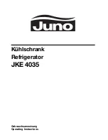 JUNO JKE 4035 Operating Instructions Manual предпросмотр