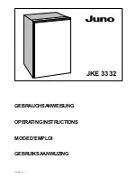 JUNO JKE3332 Operating Instructions Manual preview