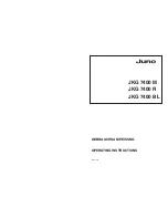 JUNO JKG 7400 BL Operating Instructions Manual предпросмотр