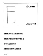 JUNO JKG3463 Operating Instructions Manual preview