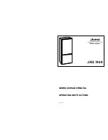 Preview for 1 page of JUNO JKG7468 Operating Instructions Manual