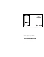 JUNO JKG8498 Operating Instructions Manual preview