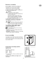 Preview for 8 page of JUNO JKI 2035 Operating Instructions Manual