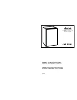 JUNO JKI 4058 Operating Instructions Manual preview