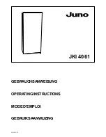 Preview for 1 page of JUNO JKI 4061 Operating Instructions Manual