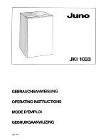 JUNO JKI1033 Operating Instructions Manual предпросмотр