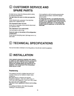 Preview for 7 page of JUNO JKI2034 Operating Instructions Manual