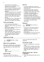 Preview for 6 page of JUNO JKSI300R1 User Manual