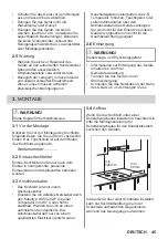 Предварительный просмотр 45 страницы JUNO JKSI603F9 User Manual