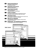 JUNO JKU2032 Operating Instructions Manual предпросмотр