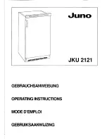 JUNO JKU2121 Operating Instructions Manual предпросмотр