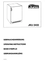 JUNO JKU2433 Operating Instructions Manual предпросмотр