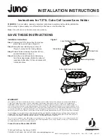 Предварительный просмотр 2 страницы JUNO T271L Installation Instructions