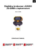 Preview for 6 page of Junso JS-208B Owner'S Manual