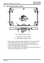 Предварительный просмотр 9 страницы Junt KNX Smart Panel 8 Operating Instructions Manual