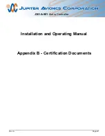 Preview for 37 page of Jupiter Avionics J301A-001 Installation And Operating Manual