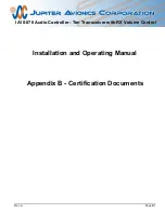 Preview for 44 page of Jupiter Avionics JA10-070 Installation And Operating Manual