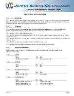 Preview for 4 page of Jupiter Avionics JA31-N01 Installation And Operating Manual