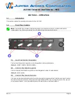 Preview for 11 page of Jupiter Avionics JA31-N01 Installation And Operating Manual