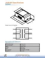 Preview for 2 page of Jupiter Avionics JA40-001 Installation Manual