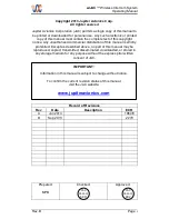 Preview for 2 page of Jupiter Avionics JA60-001 Operating Manual