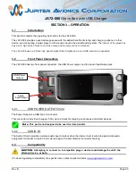 Preview for 8 page of Jupiter Avionics JA72-006 Installation And Operating Manual