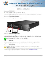 Preview for 8 page of Jupiter Avionics JA74-001 Installation And Operating Manual