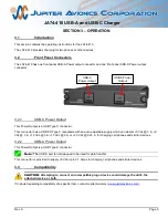 Preview for 8 page of Jupiter Avionics JA74-410 Installation And Operating Manual