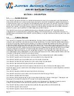 Preview for 5 page of Jupiter Avionics JA94-001 Installation And Operating Manual