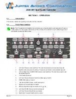 Preview for 20 page of Jupiter Avionics JA94-001 Installation And Operating Manual